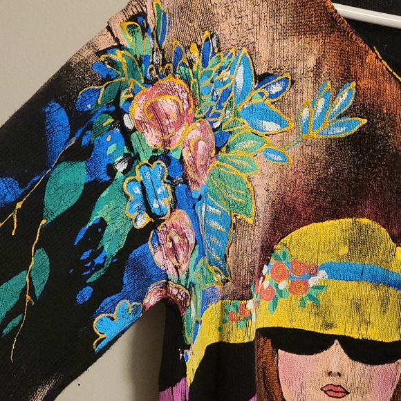 Kolorway USA womens button down sweater - Picture 8 of 15